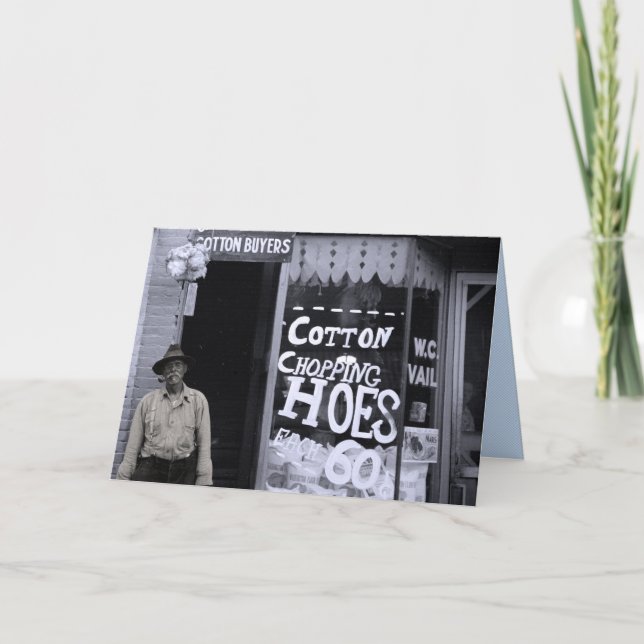 Carte amusante - Trous de coupe en coton (Devant)