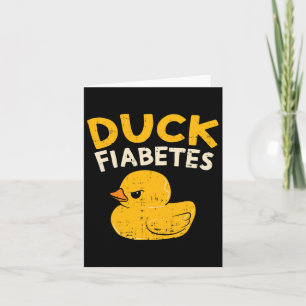 Carte Amusants Diabète Sensibilisation I Canard Fiabetes