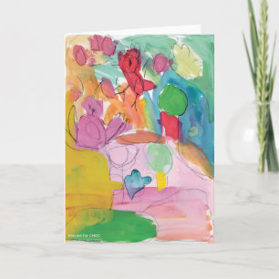 Carte Amusement aquarelle - KidsArt pour CHOC