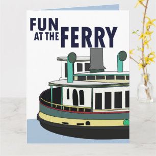 Carte Amusement Au Voyage En Bateau De Traversée
