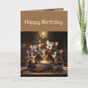 Carte Amusement d'anniversaire de la part de tous les an