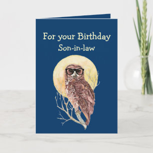 Cartes Hibou D Anniversaire Zazzle Fr