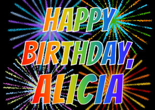 Cadeaux Anniversaire D Alicia Zazzle Fr