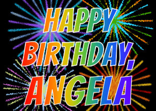 Cadeaux Joyeux Anniversaire Angela Zazzle Fr