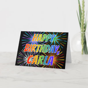 Cartes Carla D Anniversaire Zazzle Fr