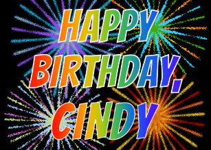 Cadeaux Joyeux Anniversaire Cindy Zazzle Fr
