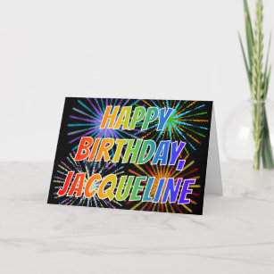 Cartes Jacqueline D Anniversaire Zazzle Fr