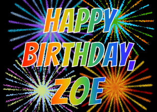 Cartes Zoe D Anniversaire Zazzle Fr