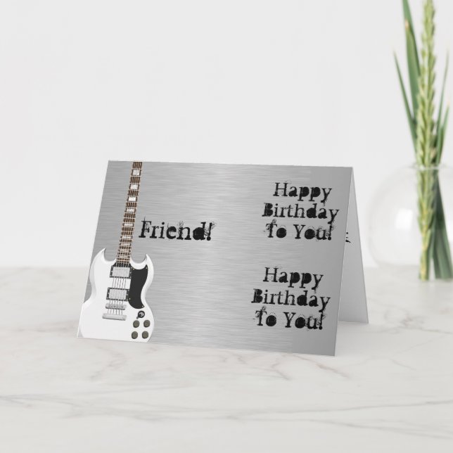 Carte Amusement, salutation d'anniversaire pour un ami, (Devant)