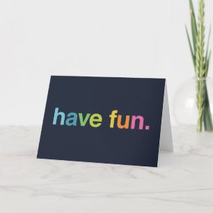 Carte Amusez-vous