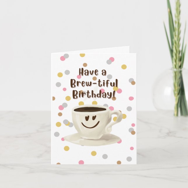 Carte Amusez-vous un Anniversaire (Devant)