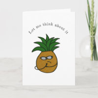 Ananas pensif