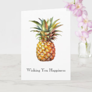 Carte Ananas Tropical Joyeux