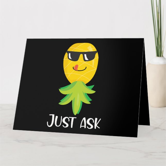 Carte Ananas vers le bas (Devant)