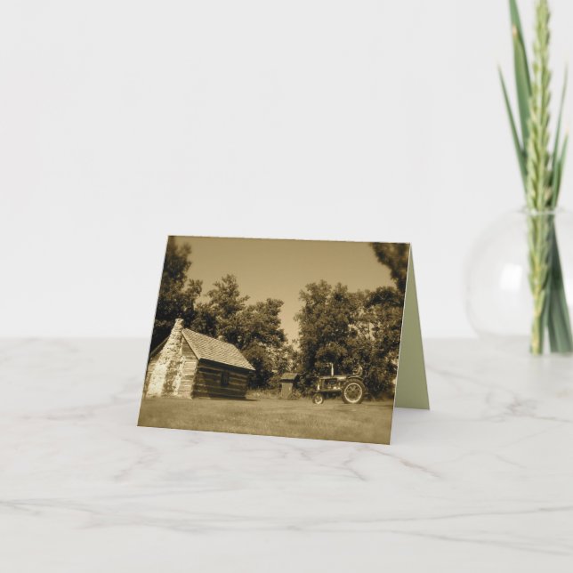 Carte Ancien tracteur Fiche Note : cabine de journal et  (Devant)