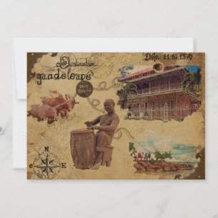 Carte ancienne de la Guadeloupe