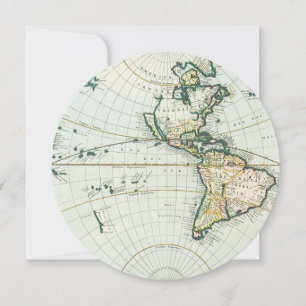 Carte ancienne du monde antique vintage par Pieter