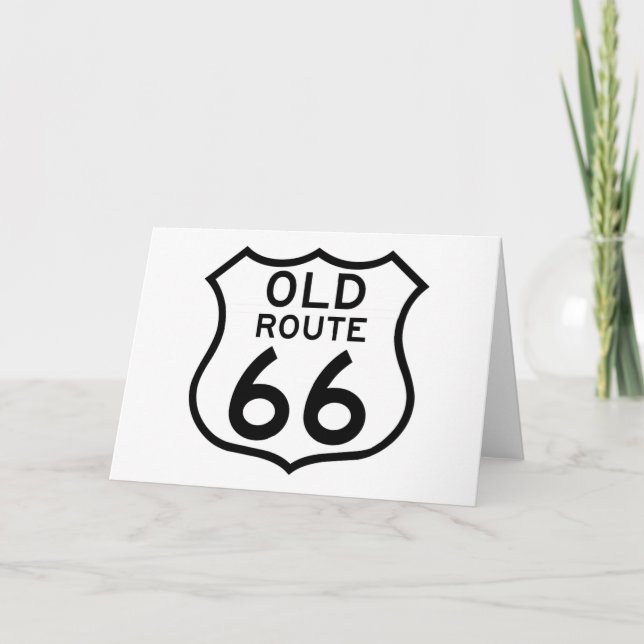 Carte Ancienne Route 66 (Devant)