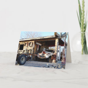 Carte Ancienne station-service Vintage, Henderson NV Bla