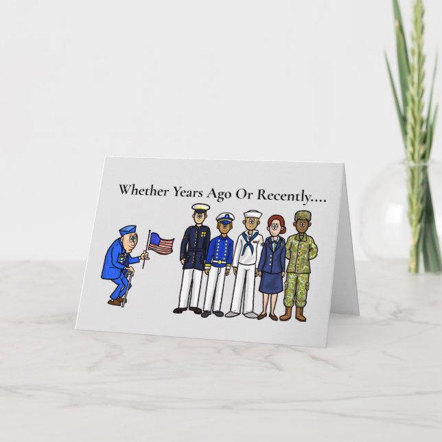 Carte Anciens Combattants Avec Toutes Les Branches (Devant)