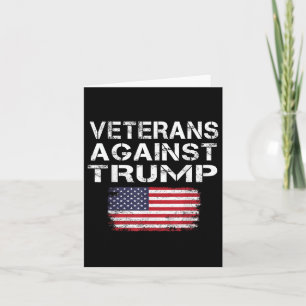 Carte Anciens Combattants Contre Trump Tee _ Militaires