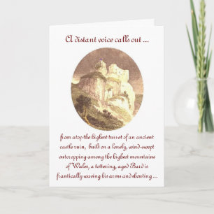 Carte Ancient Bard St. David's Day Greeting