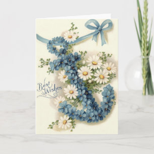 Carte Ancre Marguerite Ne m'oubliez pas