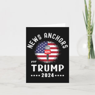 Carte Ancres Pour Trump 2024 - Trump - Vote du drapeau a