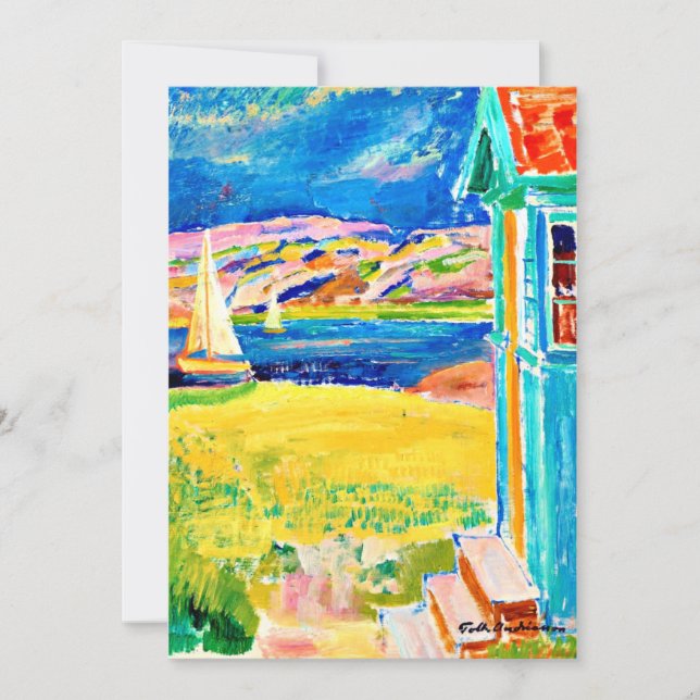 Carte Andreasson - Scène de Bohuslan (Suède) (Devant)