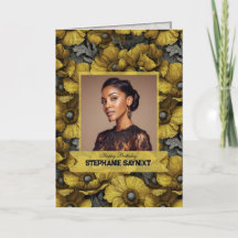 Anémones Jaunes Élégantes 70e Anniversaire Contemp