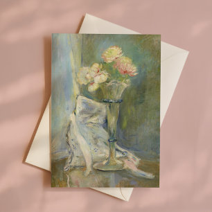 Carte Anémones Rose   Berthe Morisot