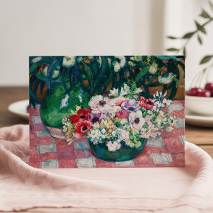 Carte Anémones   Theo van Rysselberghe