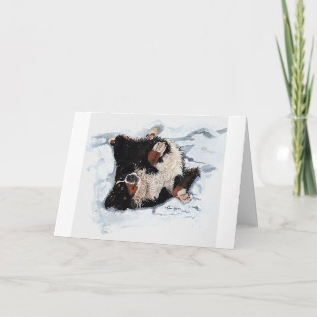 Carte Ange de neige (Devant)