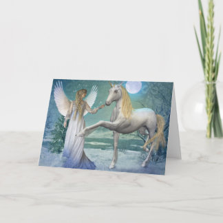 Carte Ange de neige (carte)