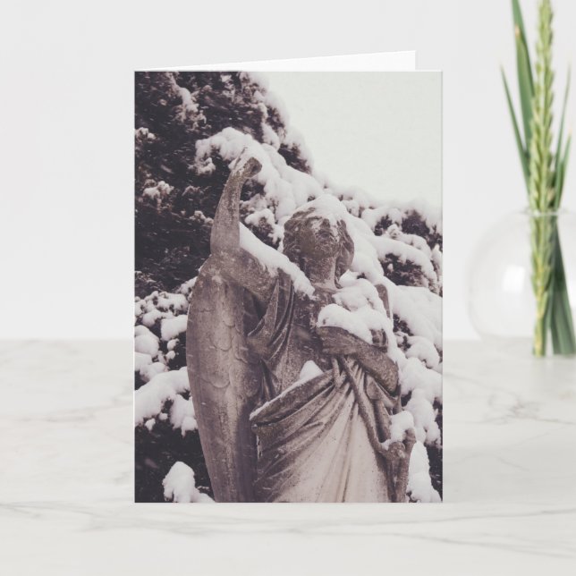 Carte Ange d'hiver (Devant)