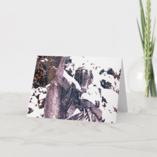 Carte Ange d'hiver