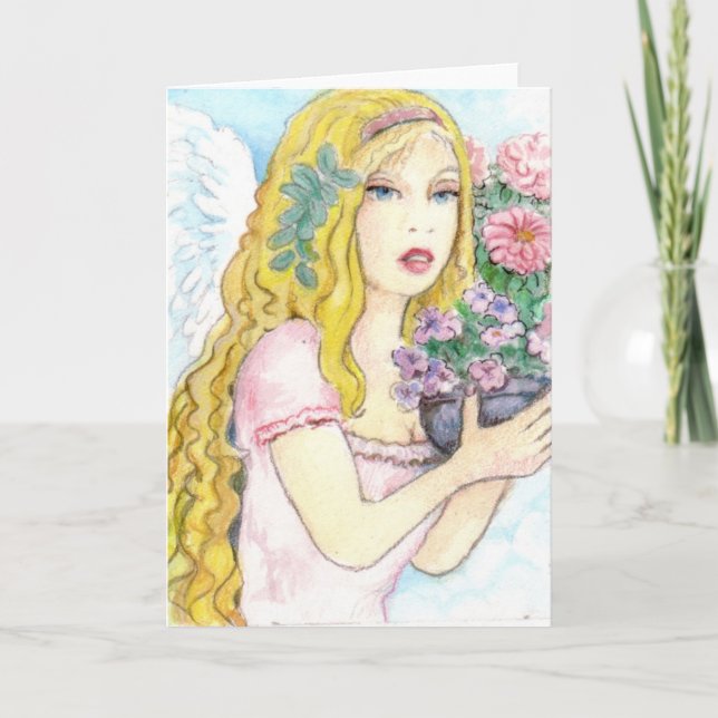 Carte Ange du printemps (Devant)