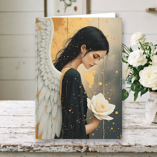 Carte Ange Gracieux Paix, Amour et Sympathie Sincère