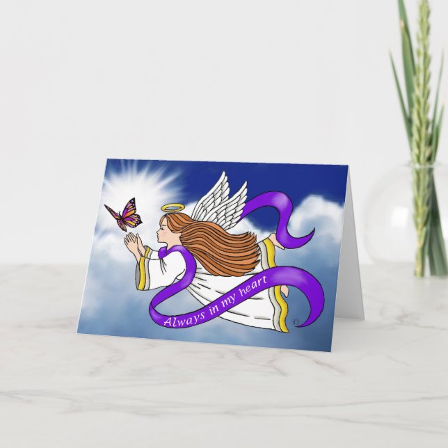 Carte Ange papillon (Devant)