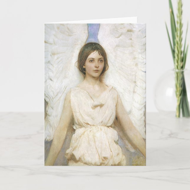 Carte Ange par Abbott Thayer, Beaux-arts victoriens vint (Devant)