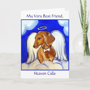 Carte Angel Dachshund