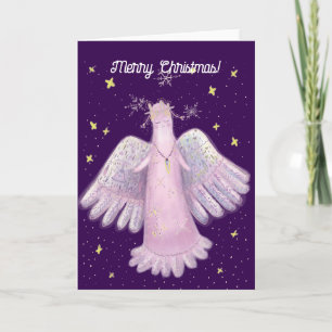 Carte Angel de Noël mignonne