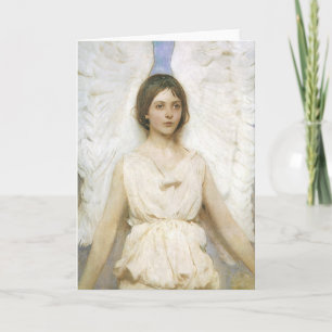 Carte Angel par Abbott Thayer, Art Victorien Vintage