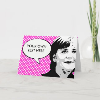 Carte Angela Merkel