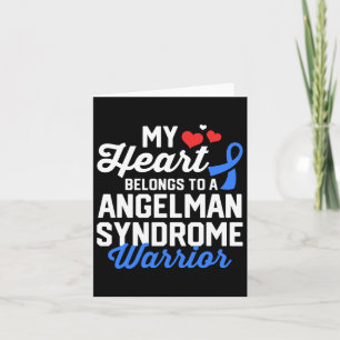 Carte Angelman Syndrome Guerrier Survivant Soutien