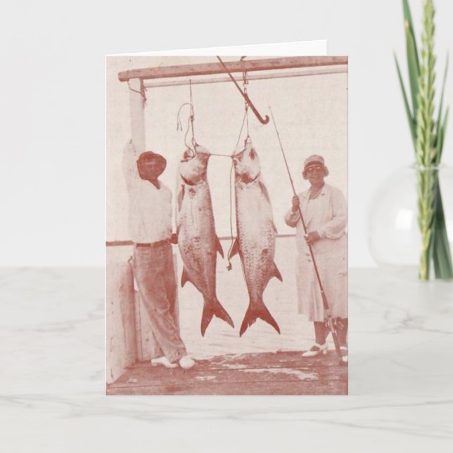 Carte Anglers with Tarpons, Marco Island, Floride, 1930  (Devant)