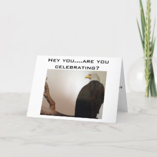 CARTE ANGRY EAGLE VEUT CÉLÉBRER VOTRE ANNIVERSAIRE