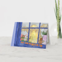 Angry Gingerbread Man Greeting Card - Spicy Wings