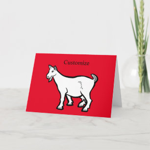 Carte Animal de chèvre Thunder_Cove