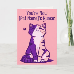 Carte Animal de compagnie pun Le chat possède maintena
